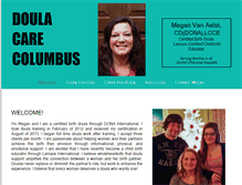 Tablet Screenshot of doulacarecolumbus.com
